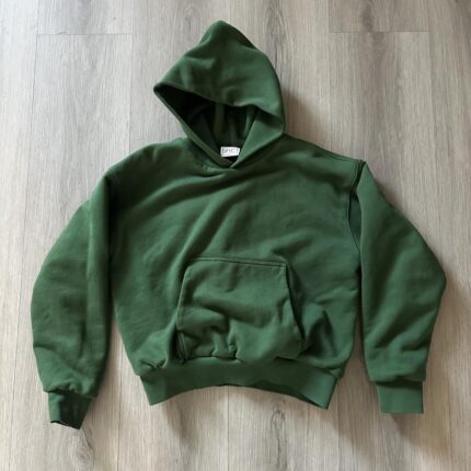 Zicmade Men Green Hoodie